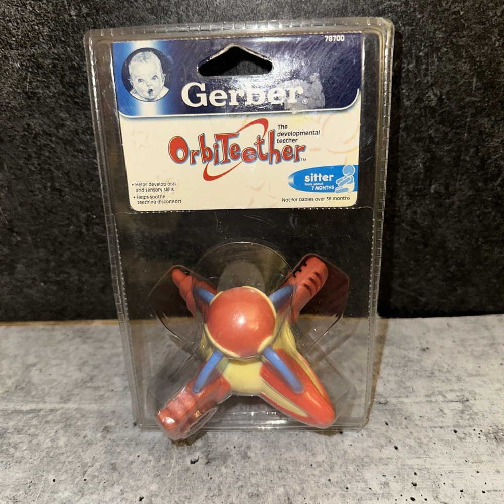 Gerber OrbiTeether developmental teether from the  sitter stage Y2k